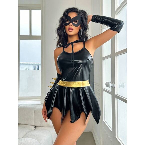 Sexy Super Hero, Bat, Girl, Woman Lingerie Cosplay Costume S - Picture 1 of 4